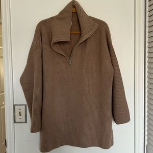 Oversized knit sweater